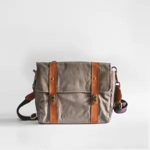 Gouache Pigeon Waxed Canvas Bicycle Bag