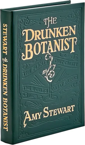 Graphic Image The Drunken Botanist, Green Bonded Leather | Handbound in the USA (8.1" W x 6.1" H - 400 Pages)