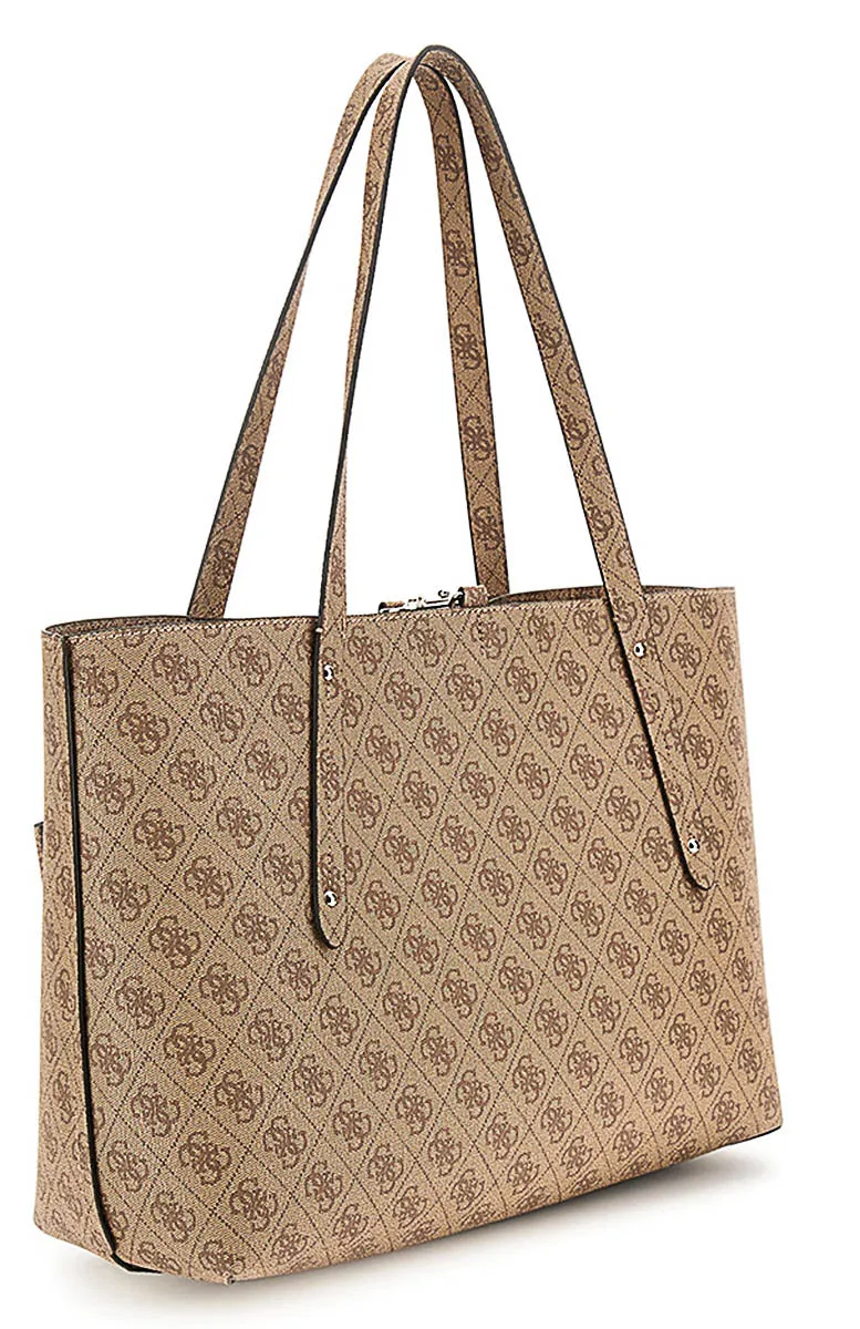 Guess Brenton Eco 2 in 1 Bag In Lattee For Women