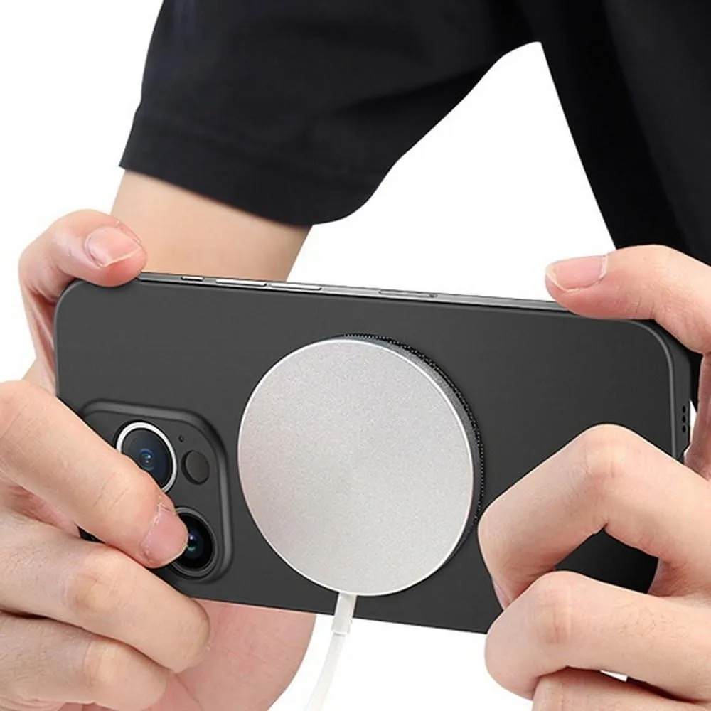 Hard PC Frameless Magnetic Phone Case for Oneplus 10 Pro 9R 9RT 10R 10T 11 9 8T 7T 8 7 Pro Matte Thin Cover,Gray,for Oneplus 7T