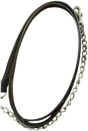 HDR Leather Lead - Black/6'