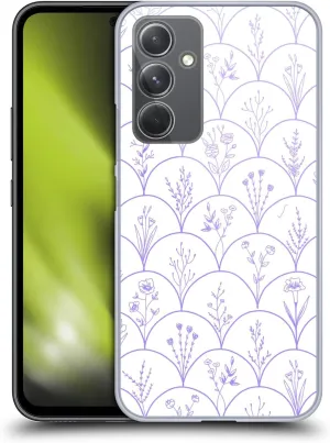 Head Case Designs Officially Licensed Anis Illustration Wild Flowers Purple Scallops Spring Patterns Hard Back Case Compatible with Samsung Galaxy A54 5G