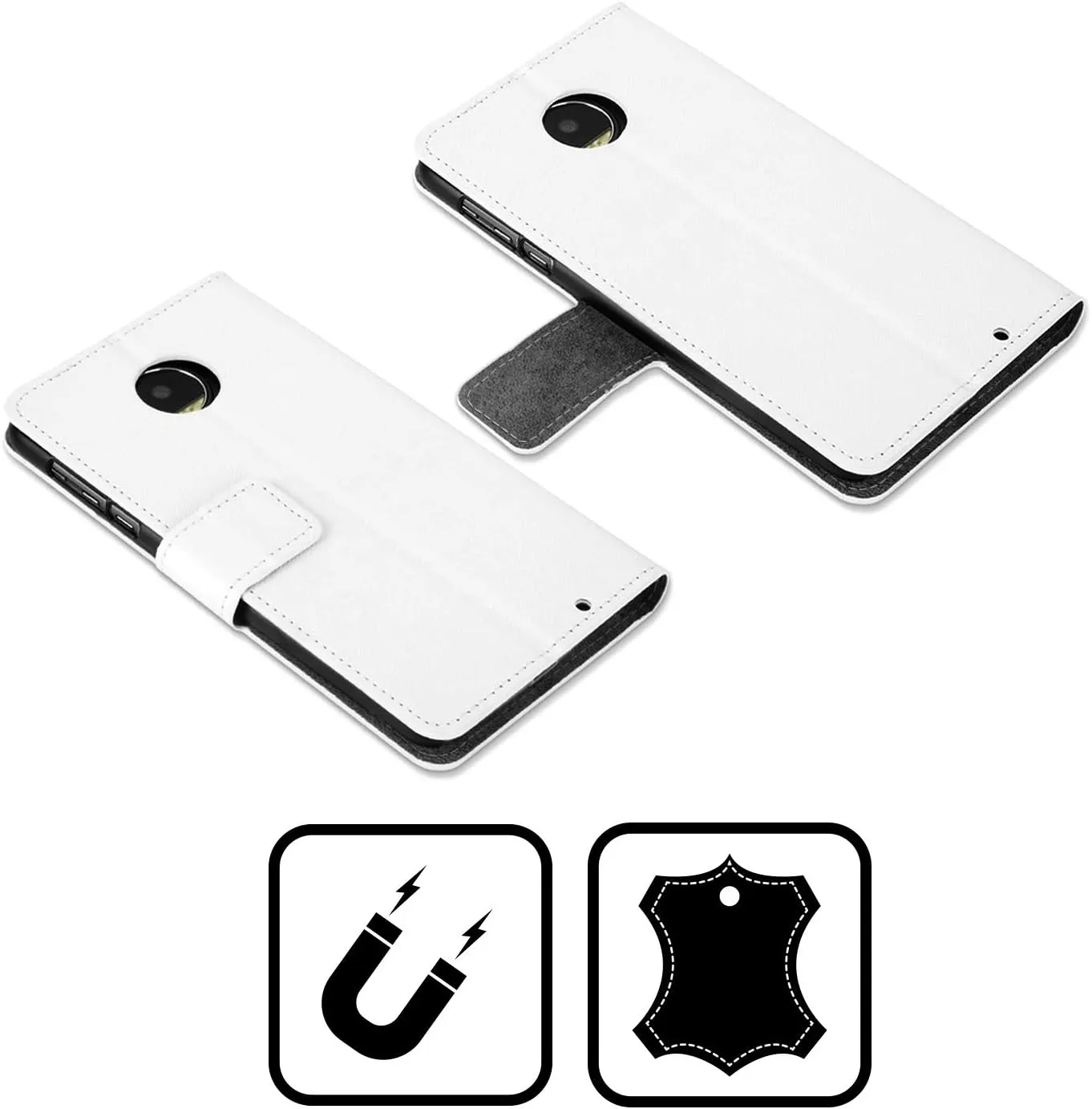 Head Case Designs Officially Licensed Michel Keck Corinthians Religious Abstract Leather Book Wallet Case Cover Compatible with Motorola Moto G Power (2024)