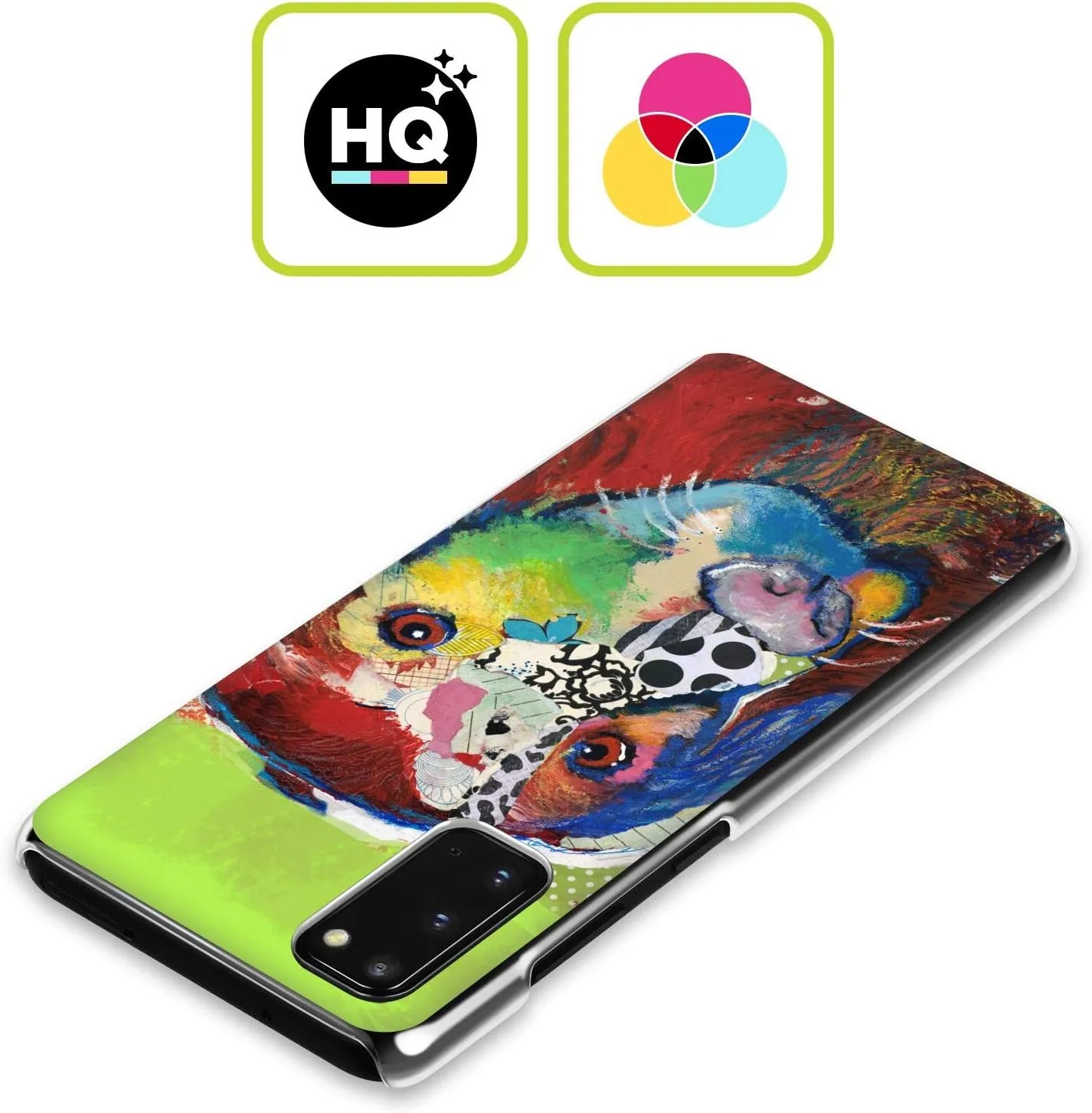 Head Case Designs Officially Licensed Michel Keck Irish Setter Dogs Hard Back Case Compatible with Samsung Galaxy S22  5G