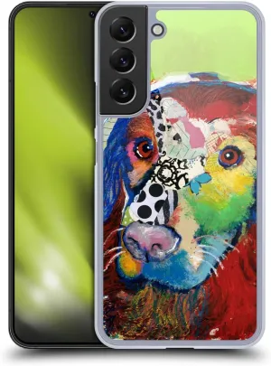 Head Case Designs Officially Licensed Michel Keck Irish Setter Dogs Hard Back Case Compatible with Samsung Galaxy S22  5G