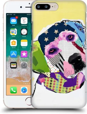 Head Case Designs Officially Licensed Michel Keck Yellow Lab Dogs Hard Back Case Compatible with Apple iPhone 7 Plus/iPhone 8 Plus