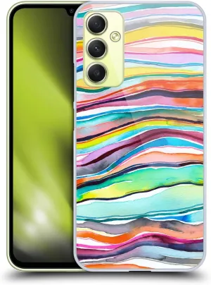Head Case Designs Officially Licensed Ninola Agate Multi Layers Abstract 2 Hard Back Case Compatible with Samsung Galaxy A34 5G