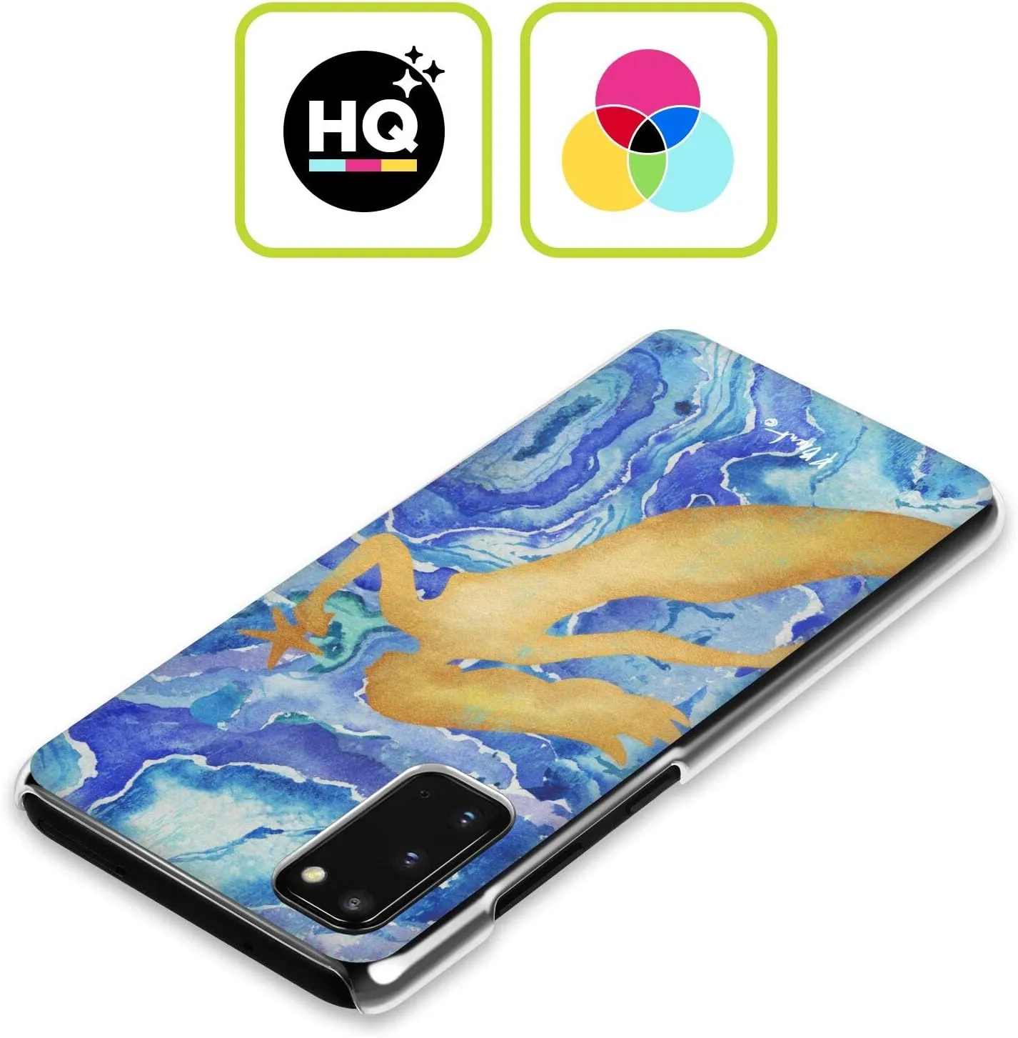 Head Case Designs Officially Licensed Paul Brent Agate Mermaid Coastal Hard Back Case Compatible with Samsung Galaxy S24 Ultra 5G
