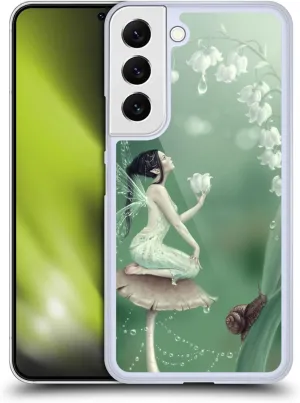 Head Case Designs Officially Licensed Rachel Anderson Lily of The Valley Pixies Hard Back Case Compatible with Samsung Galaxy S22 5G