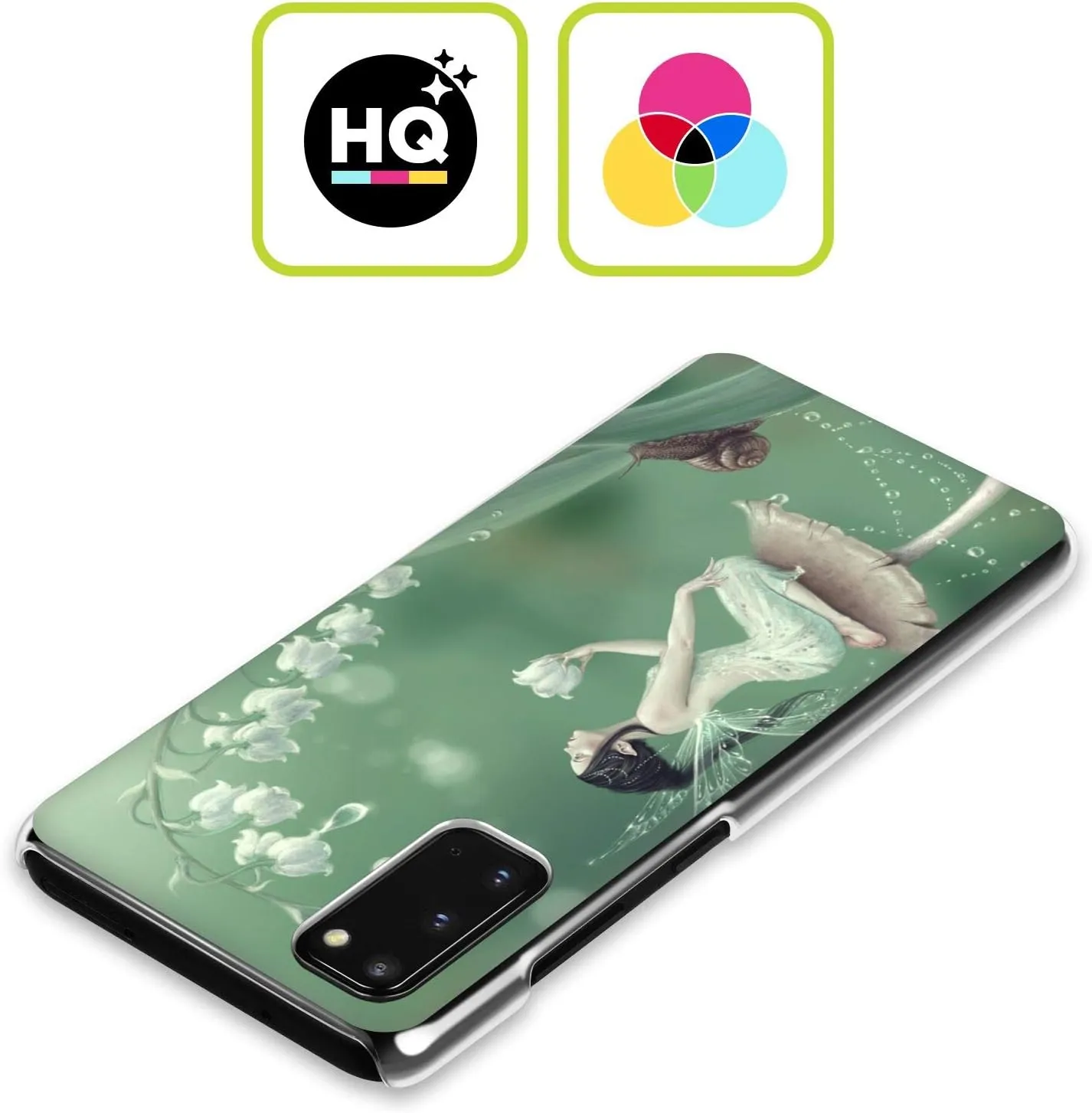 Head Case Designs Officially Licensed Rachel Anderson Lily of The Valley Pixies Hard Back Case Compatible with Samsung Galaxy S22 5G