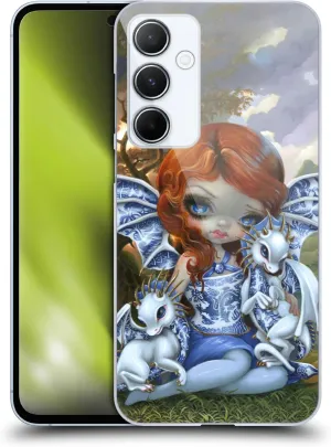 Head Case Designs Officially Licensed Strangeling Blue Willow Fairy Dragon Hard Back Case Compatible with Samsung Galaxy A55 5G