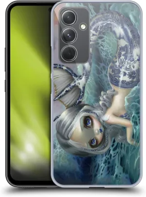 Head Case Designs Officially Licensed Strangeling Blue Willow Tail Mermaid Hard Back Case Compatible with Samsung Galaxy A54 5G