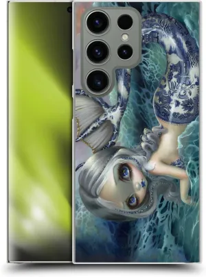 Head Case Designs Officially Licensed Strangeling Blue Willow Tail Mermaid Hard Back Case Compatible with Samsung Galaxy S24 Ultra 5G