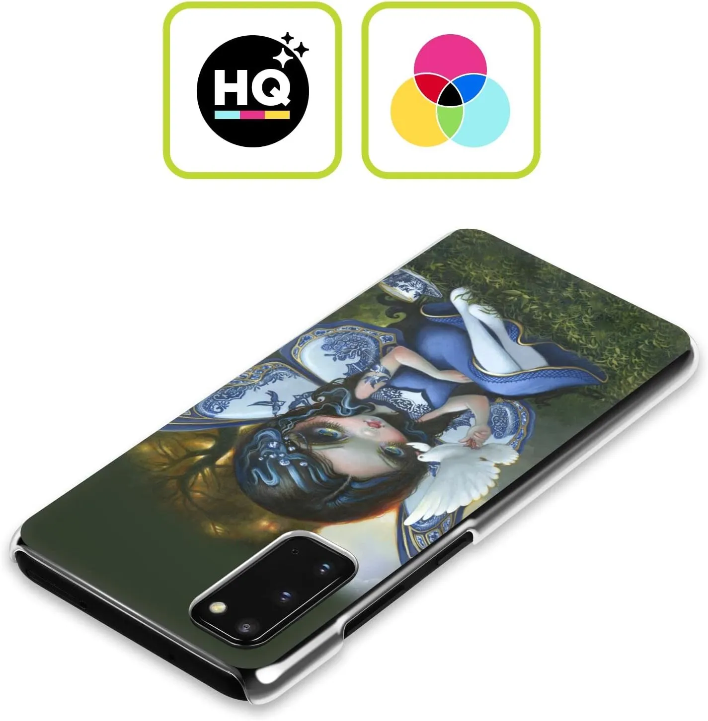 Head Case Designs Officially Licensed Strangeling Blue Willow Wings Fairy Art Hard Back Case Compatible with Samsung Galaxy A34 5G