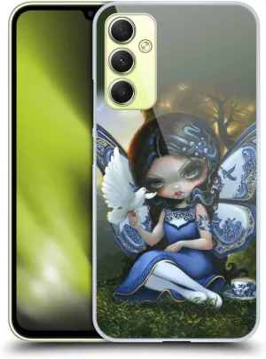 Head Case Designs Officially Licensed Strangeling Blue Willow Wings Fairy Art Hard Back Case Compatible with Samsung Galaxy A34 5G