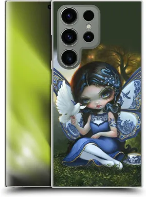 Head Case Designs Officially Licensed Strangeling Blue Willow Wings Fairy Art Hard Back Case Compatible with Samsung Galaxy S24 Ultra 5G