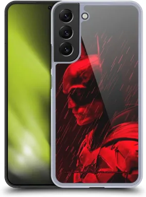 Head Case Designs Officially Licensed The Batman Red Rain Neo-Noir Graphics Hard Back Case Compatible with Samsung Galaxy S22  5G