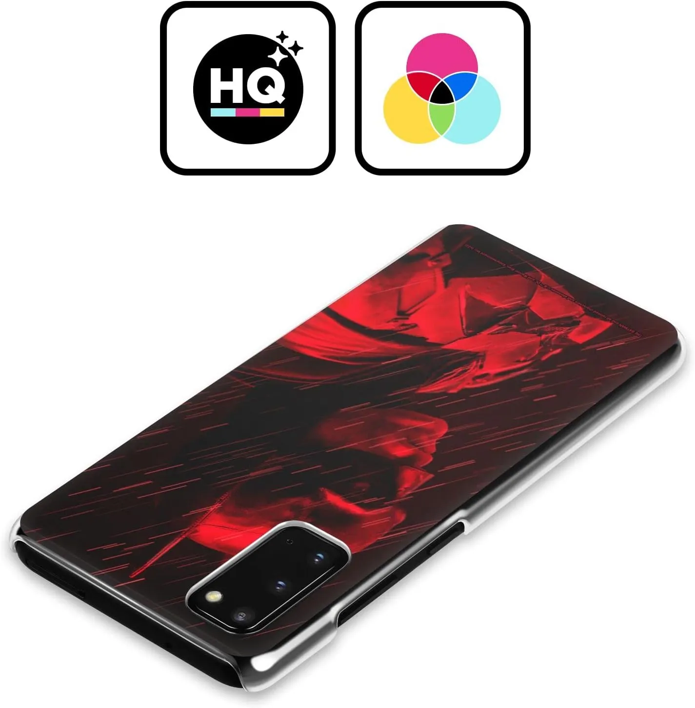 Head Case Designs Officially Licensed The Batman Red Rain Neo-Noir Graphics Hard Back Case Compatible with Samsung Galaxy S22  5G