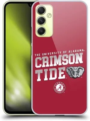 Head Case Designs Officially Licensed University of Alabama UA Crimson Tide Hard Back Case Compatible with Samsung Galaxy A34 5G