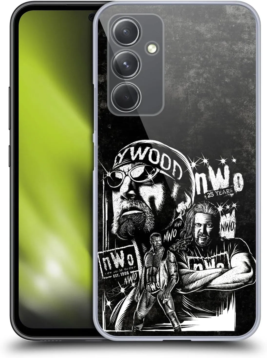 Head Case Designs Officially Licensed WWE Fathead Superstar NWO Hard Back Case Compatible with Samsung Galaxy A54 5G
