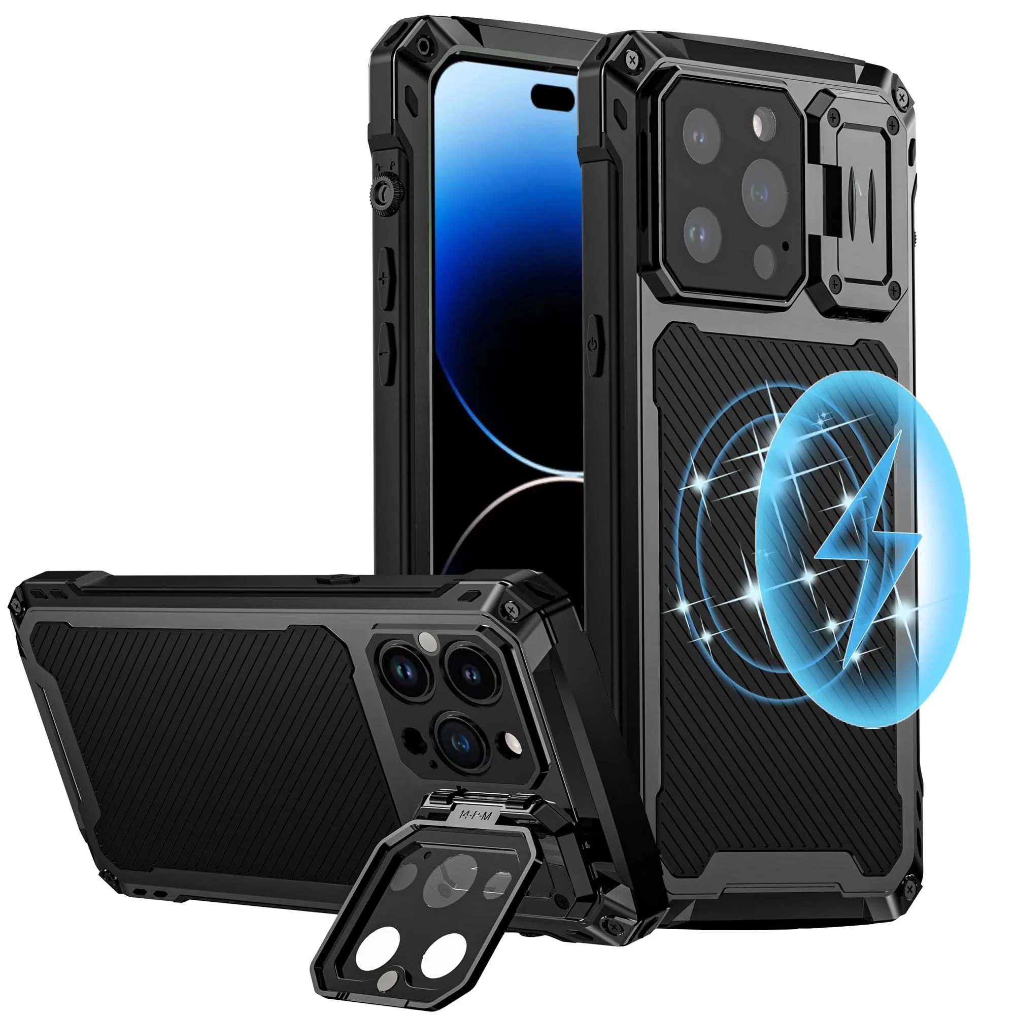 Heavy Duty Phone Case With Magnetic Charging