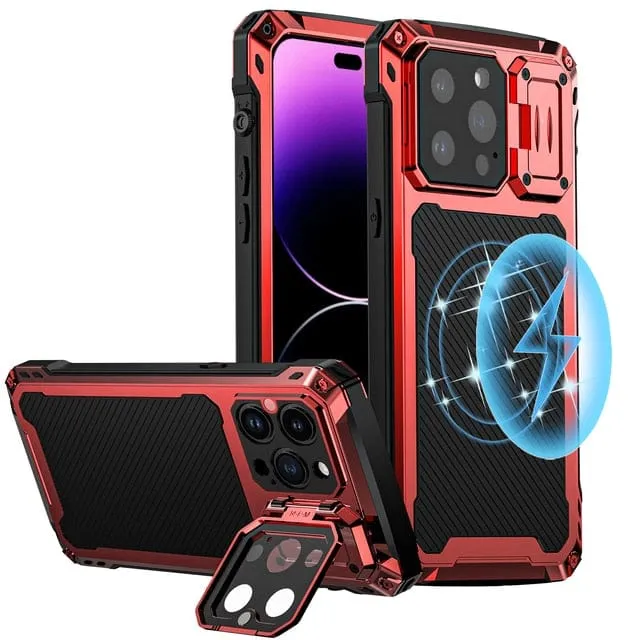 Heavy Duty Phone Case With Magnetic Charging