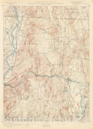 Historic Map : 1890 13. Warwick Sheet. - Vintage Wall Art - 32in x 44in