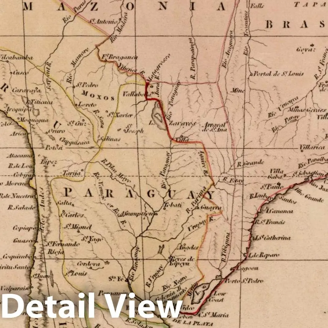 Historic Map : A New Map of South America Drawn from The Latest Discoveries, 1794, Robert Wilkinson, Vintage Wall Art : 44in x 60in
