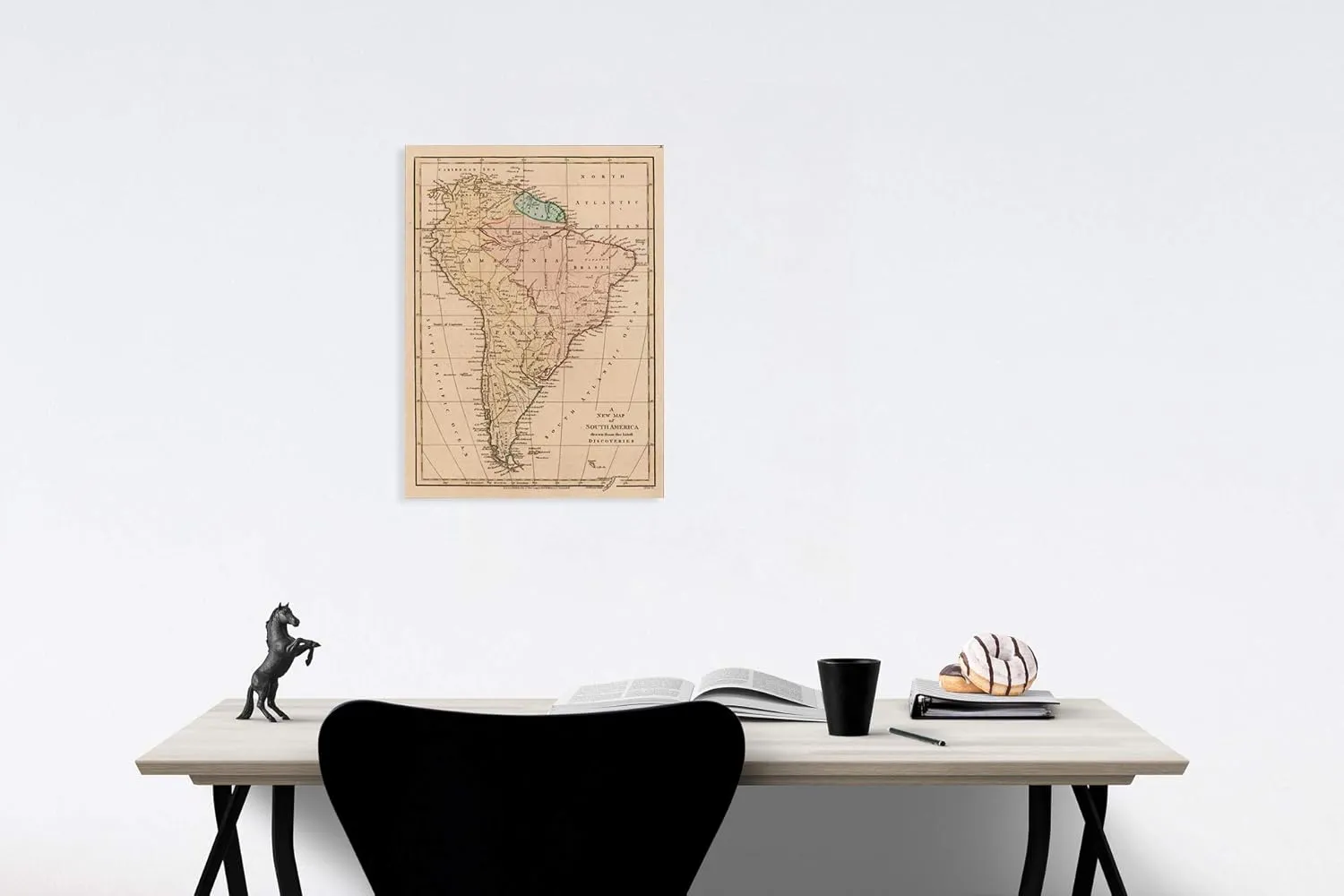 Historic Map : A New Map of South America Drawn from The Latest Discoveries, 1794, Robert Wilkinson, Vintage Wall Art : 44in x 60in