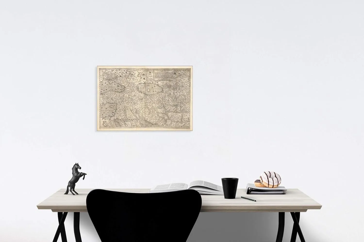 Historic Map - La Descrittione Della Prima Parte Dell' Asia Con i Nomi antichi & moderni Di Jacopo Gastaldi Piemontese comografo, 1561, Giacomo Gastaldi - Vintage Wall Art 73in x 44in