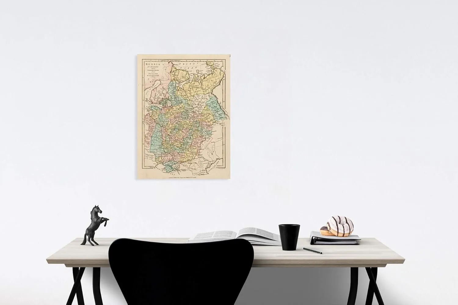 Historic Map : Russia in Europe with its Dismemberments from Poland in 1773, 1793 and 1795, 1799, Robert Wilkinson, v2, Vintage Wall Art : 44in x 58in