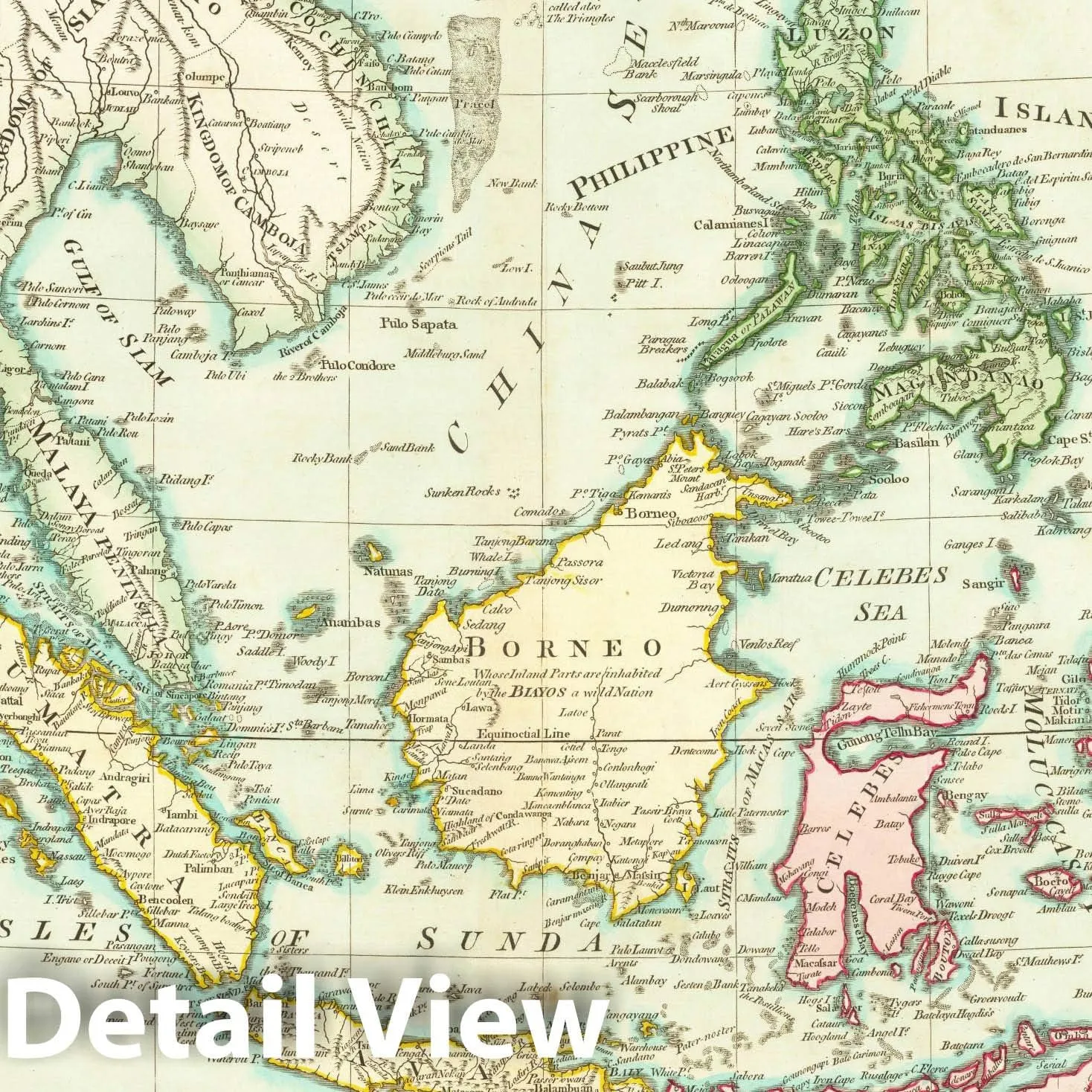 Historic Map : The East India Islands, Comprehending The Isles of Sunda, The Moluccas and The Philippine Islands…, 1794, 1794, Samuel Dunn, Vintage Wall Art : 24in x 18in