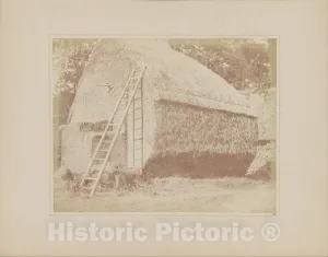 Historic Pictoric Art Print : William Henry Fox Talbot - The Haystack : Vintage Wall Décor : 10in x 08in
