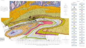 Historic Pictoric Map : Groundwater Resources of The Williamsport Region, Lycoming County, Pennsylvania, 1981 Cartography Wall Art : 24in x 14in