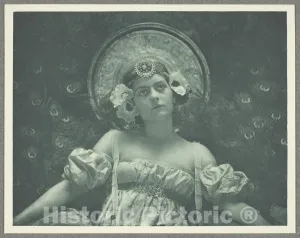 Historic Pictoric Photo : Odalesque, Charles I. Berg, c 1899, Vintage Wall Decor : 10in x 08in