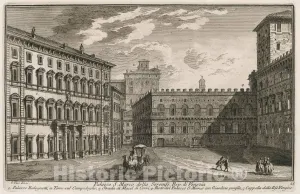 Historic Pictoric Print : V.2: Libro Quarto: 65: Palazzo S. Marco Della Sereniss. Rep. Di Venezia, 1761, Vintage Wall Decor : 12in x 08in