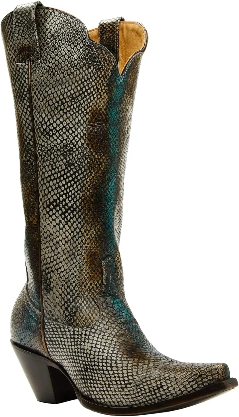 Idyllwind Women's Strut Snake Print Leather Western Boot Snip Toe - Biwfa22l14