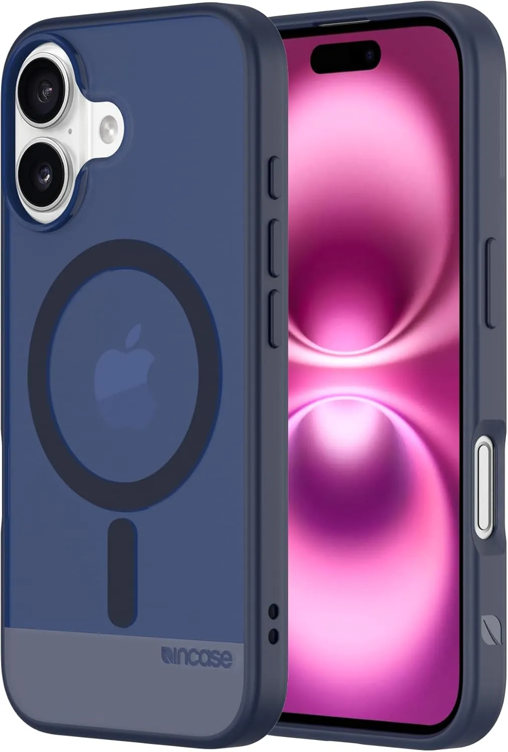 Incase Slim Apple Magsafe Case for iPhone 16-8 Ft Drop Protection -Ultra Slim, Durable, Lightweight Apple iPhone Case with Built-in Magnets for MagSafe Charging - Deep Space Blue