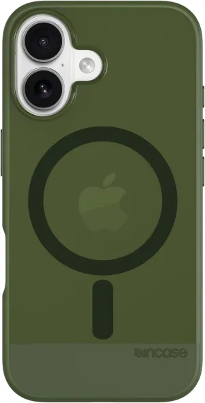 Incase Slim Apple Magsafe Case for iPhone 16-8 Ft Drop Protection -Ultra Slim, Durable, Lightweight Apple iPhone Case with Built-in Magnets for MagSafe Charging - Highland Green