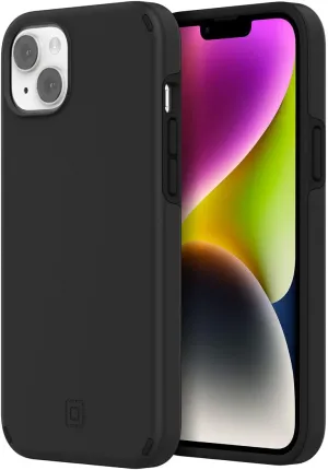 Incipio Duo Case for iPhone 14 Plus – Magsafe & Wireless Charging Compatible, Slim Dual-Layer Protective Case with 12ft Drop Protection, Shock-Absorbing, Scratch-Resistant Cover - Black