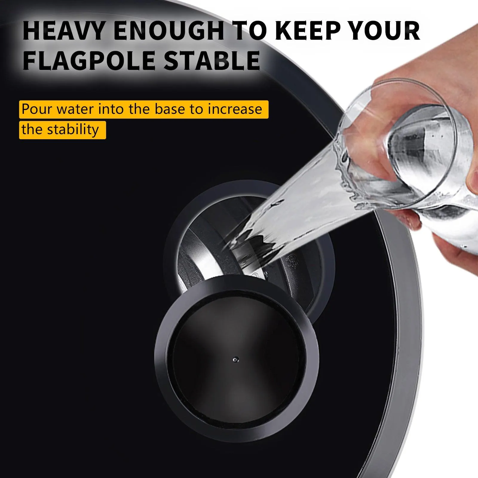 Jetlifee Floor Stand Base for Indoor Flagpole