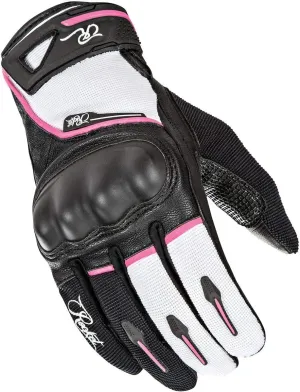 Joe Rocket Women's Super Moto Gloves (Small) (Black/White/Pink)