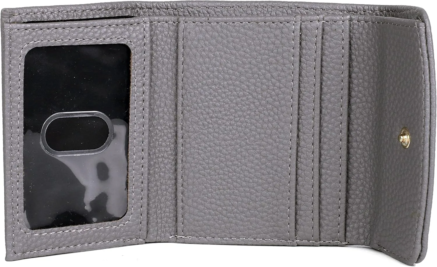 Julia Buxton Pebble Vegan Leather Mini Trifold