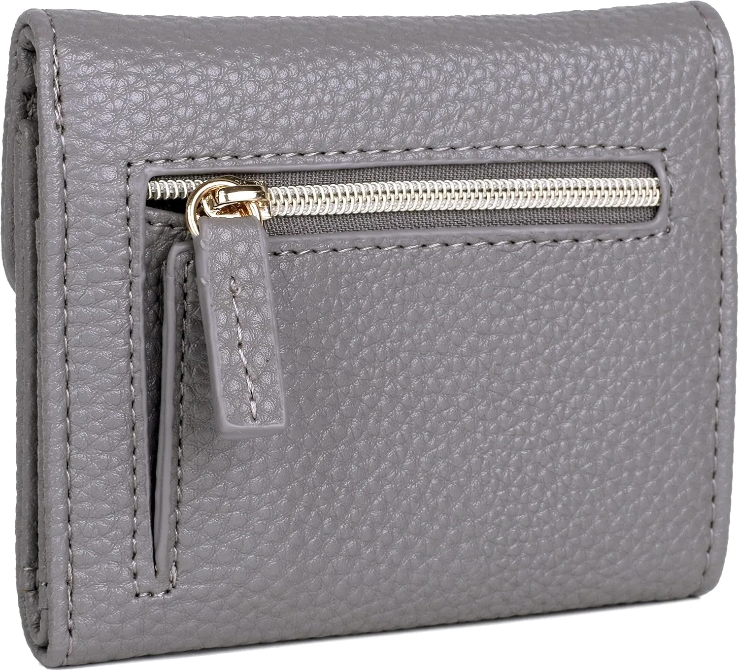 Julia Buxton Pebble Vegan Leather Mini Trifold