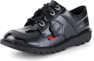 Kickers Boy's Kick Lo Leather School Shoes