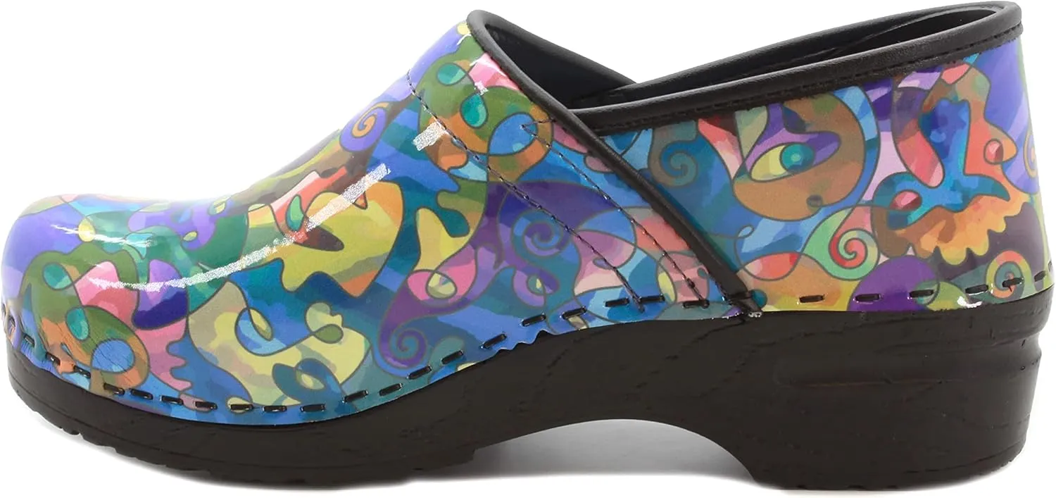 KLÄGN Women's Professional Plus Patent Leather Clogs