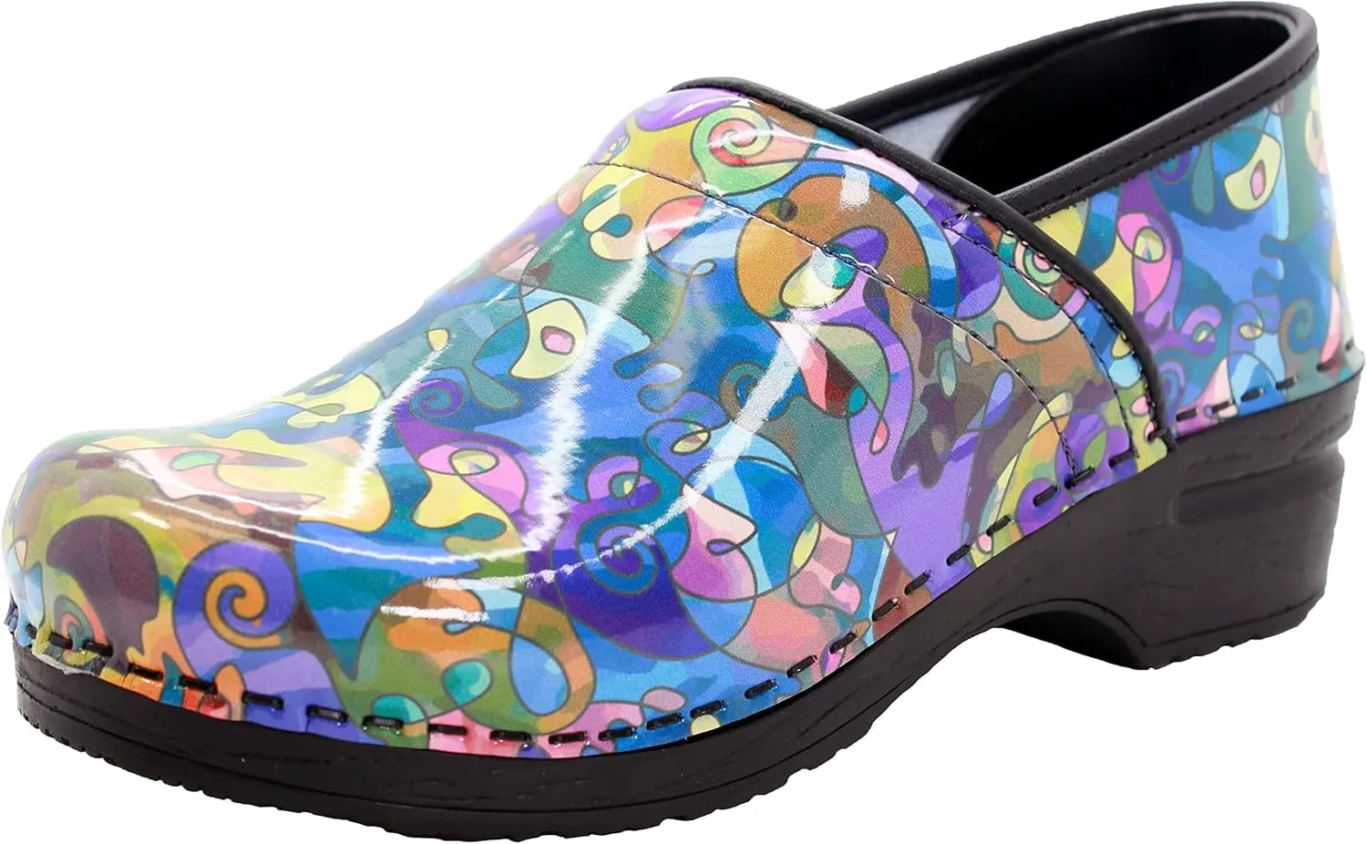 KLÄGN Women's Professional Plus Patent Leather Clogs