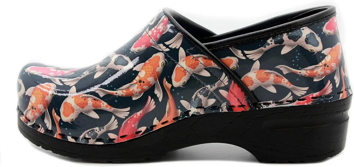 KLÄGN Women's Professional Plus Patent Leather Clogs