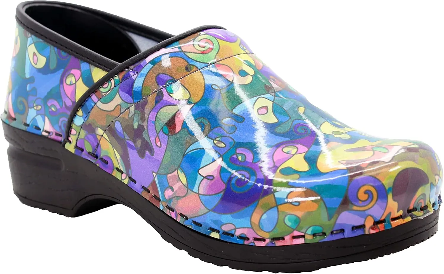 KLÄGN Women's Professional Plus Patent Leather Clogs