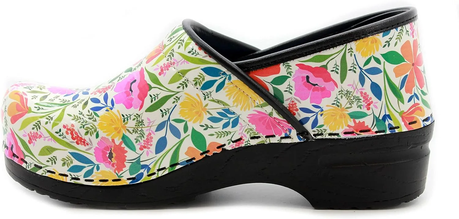 KLÄGN Women's Professional Plus Patent Leather Clogs